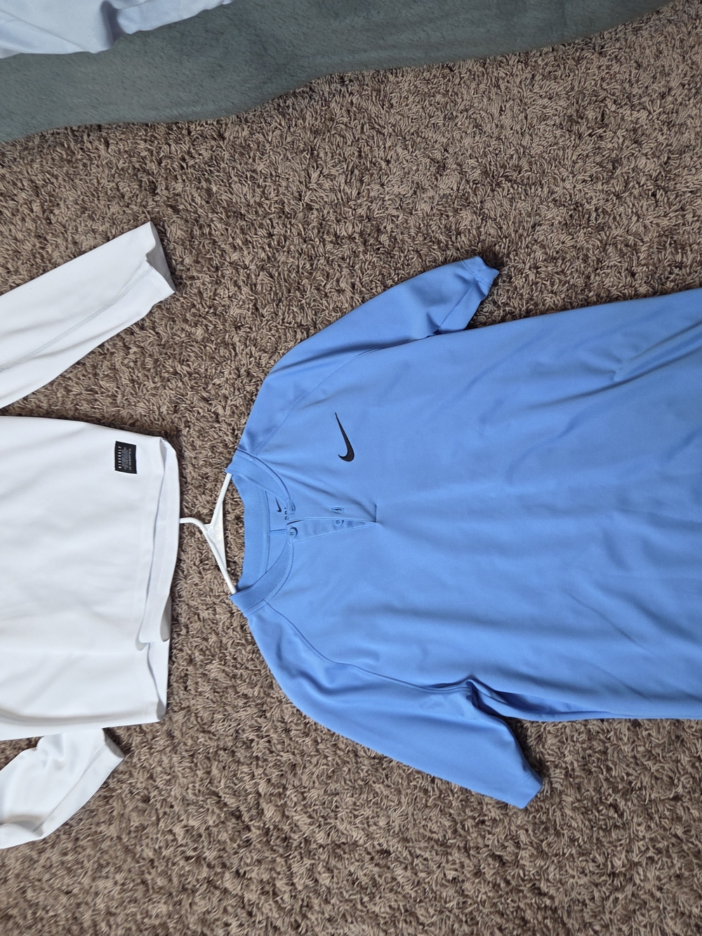 Nike Light Blue Short-Sleeve Polo